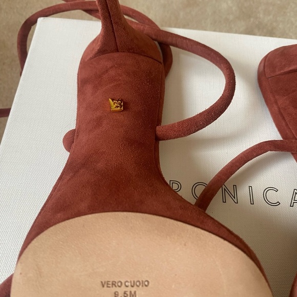 Veronica Beard Marceline ankle strap suede sandal - Picture 4 of 5